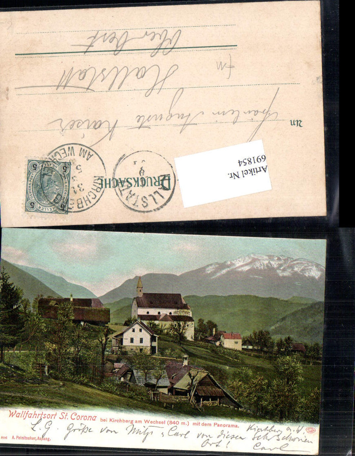 691854 St. Corona bei Kirchberg am Wechsel