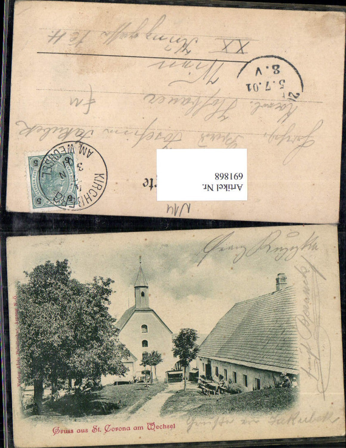 691868 St. Corona bei Kirchberg am Wechsel Eggerer`s Gasthaus