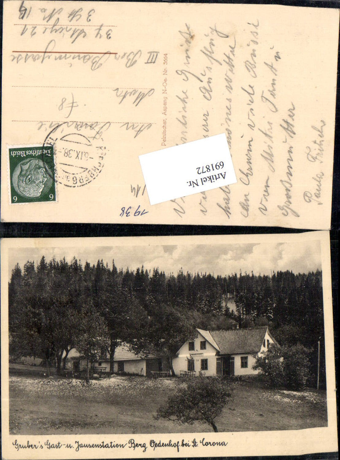 691872 St. Corona bei Kirchberg am Wechsel Ödenhof Gasthaus