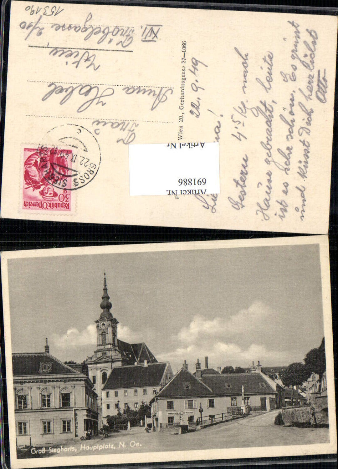 691886 Groß-Siegharts Hauptplatz