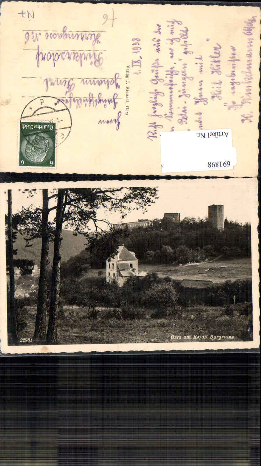 691898 Gars Thunau am Kamp gel. Purkersdorf