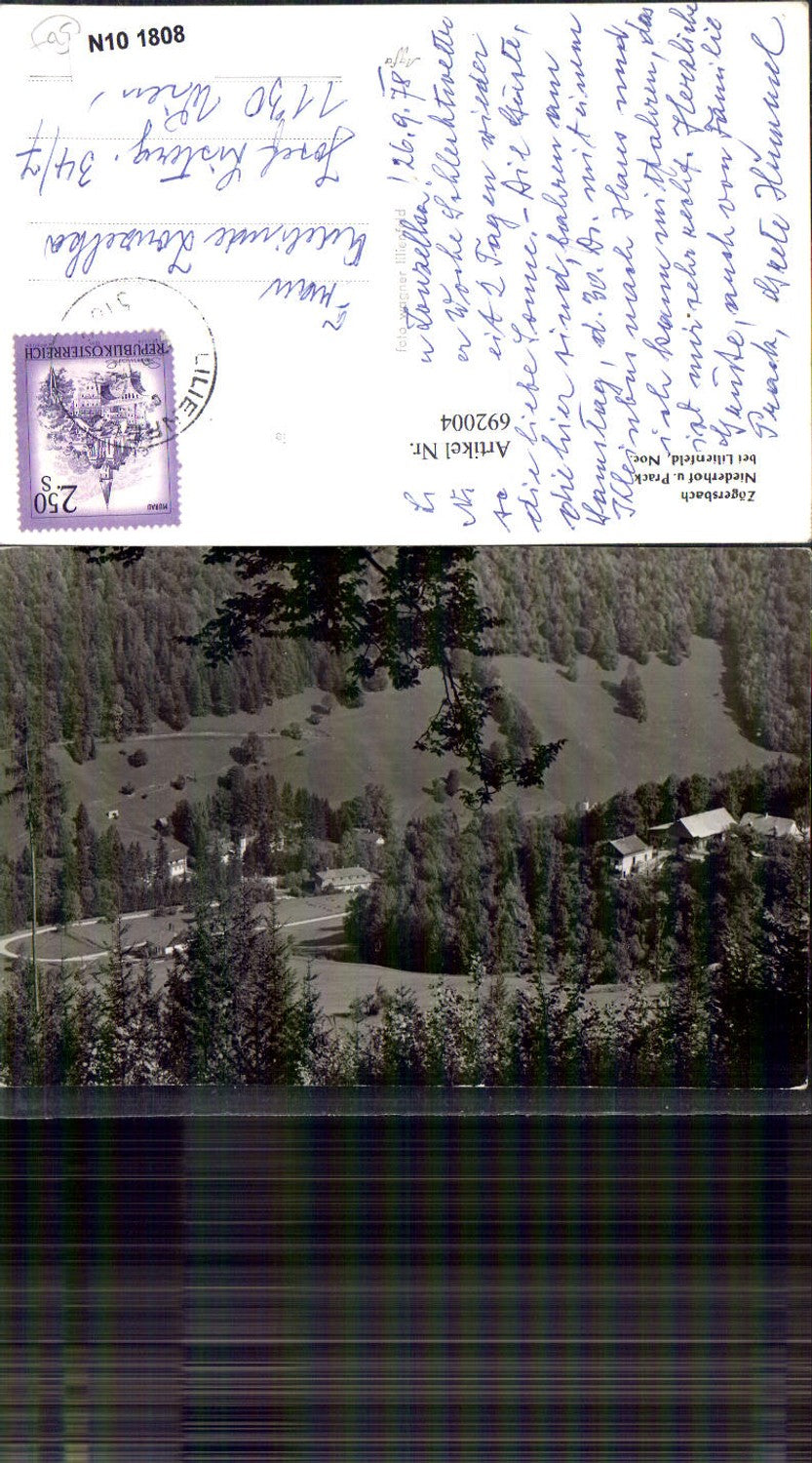 692004 Zögersbach bei Niederhof Prack b. Lilienfeld