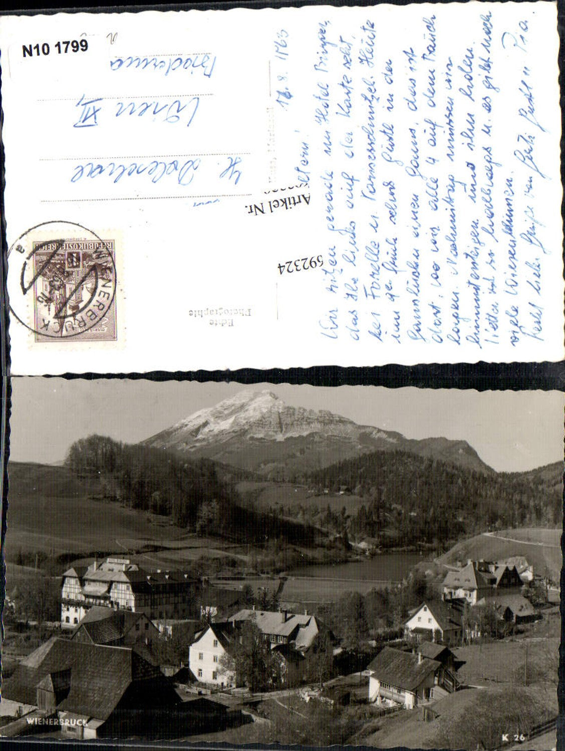 692324 Wienerbruck am Ötscher