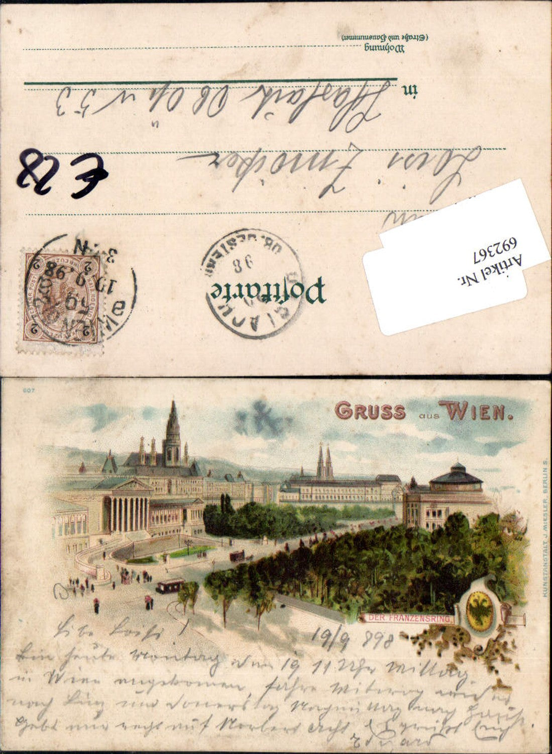 Alte Ansichtskarte – Old Postcard