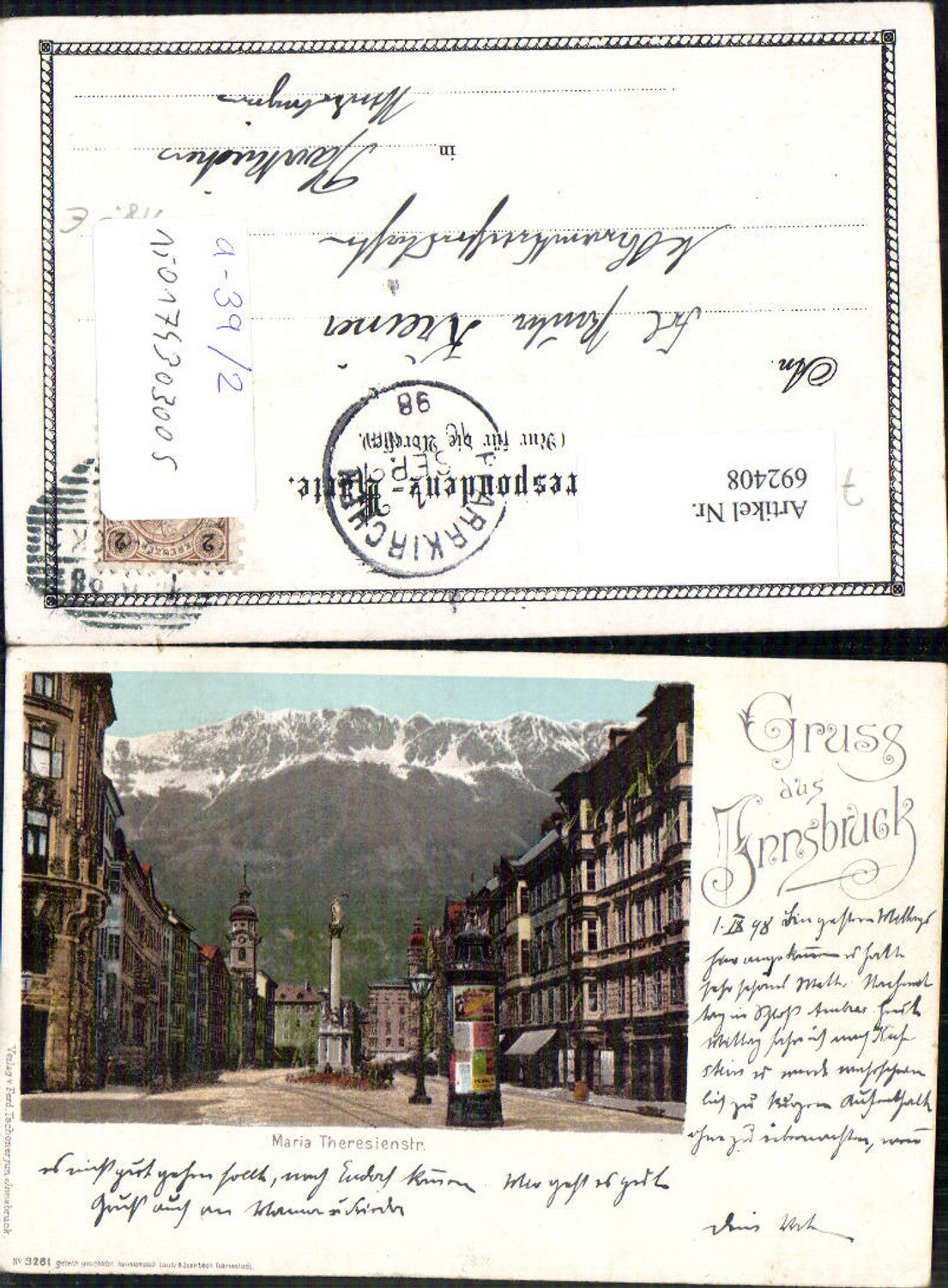 Alte Ansichtskarte – Old Postcard