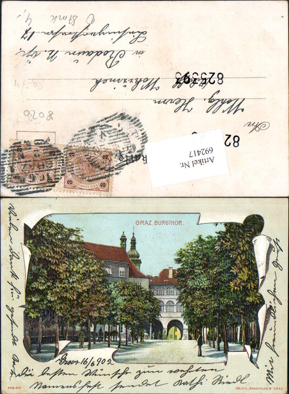 Alte Ansichtskarte – Old Postcard
