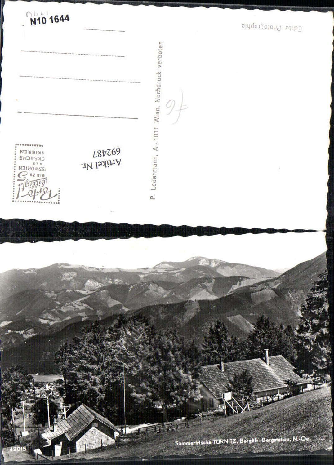 692487 Türnitz Berglift Station