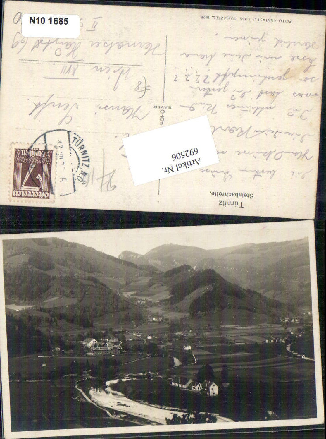 692506 Türnitz Steinbachrotte 1925