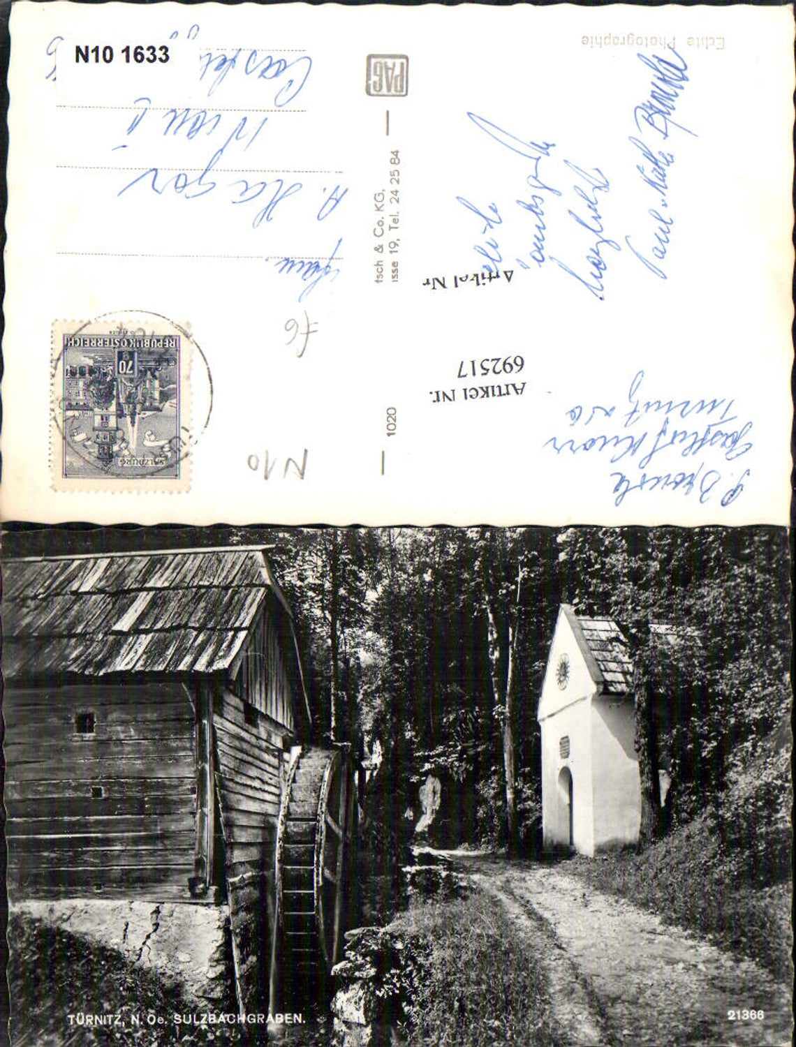 692517 Türnitz Sulzbachgraben Wassermühle Mühle