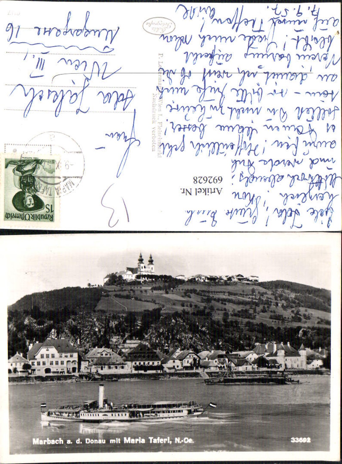 692628 Marbach Maria Taferl an der Donau Dampfer