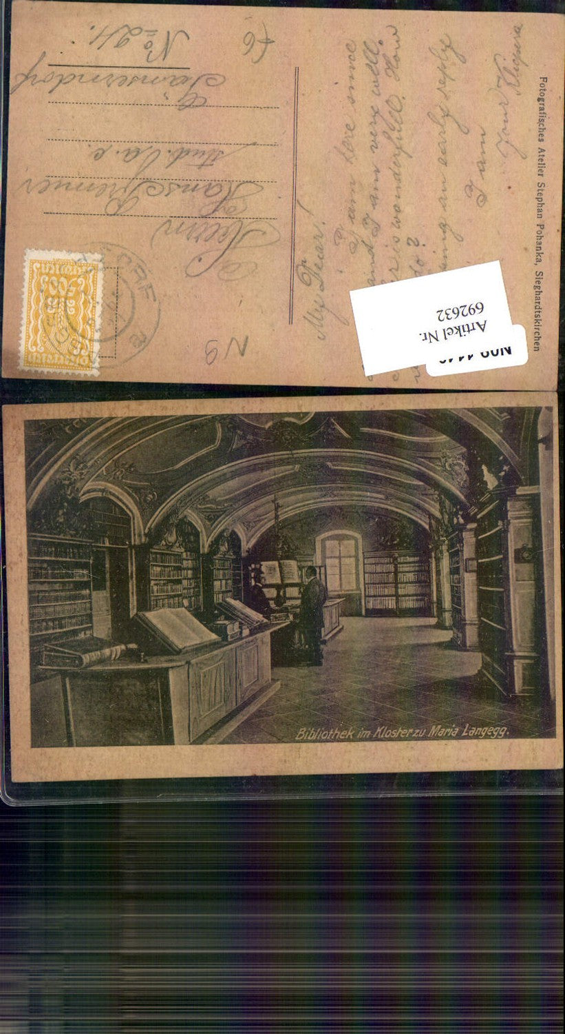 692632 Bibliothek in Maria Langegg Bergern im Dunkelsteinerwald Wachau