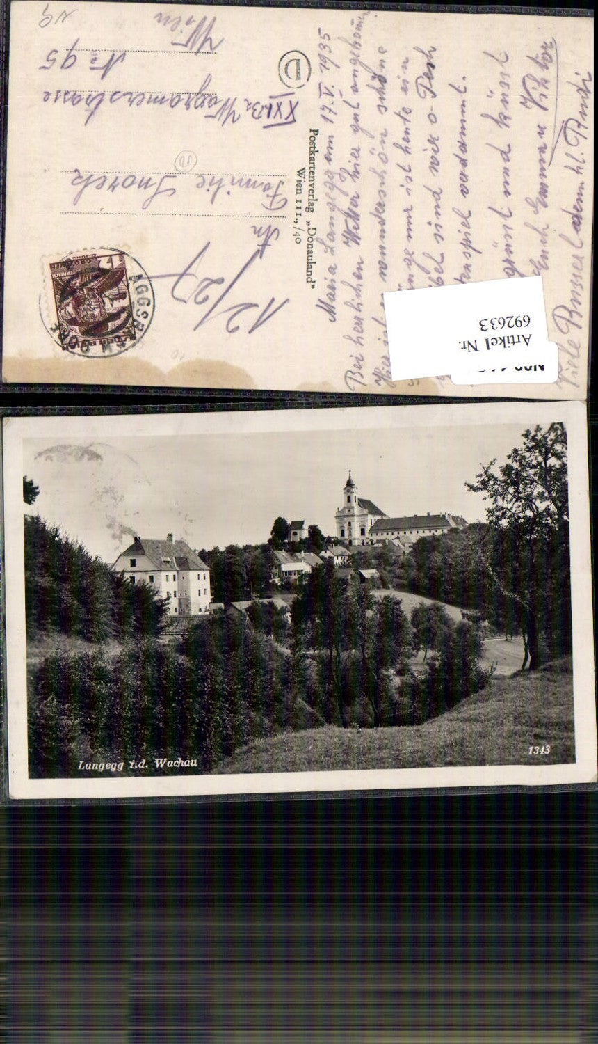 692633 Maria Langegg Bergern im Dunkelsteinerwald Wachau