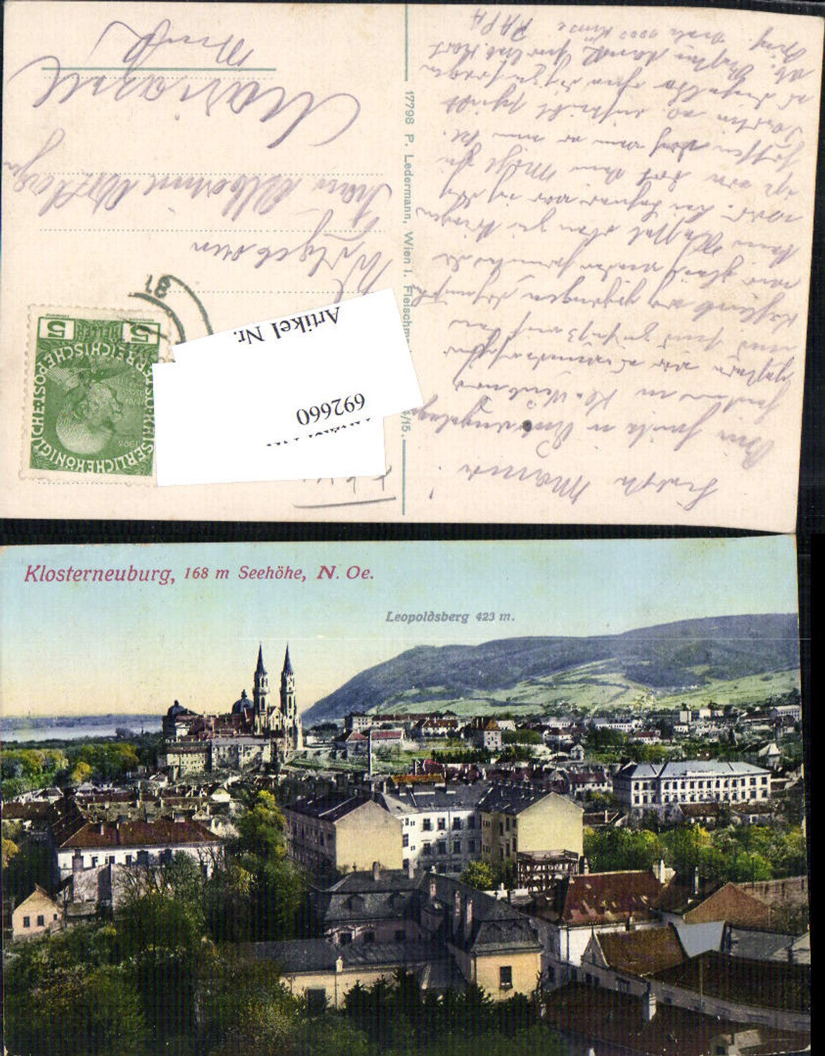 692660 Klosterneuburg around 1914 pub Ledermann 17798