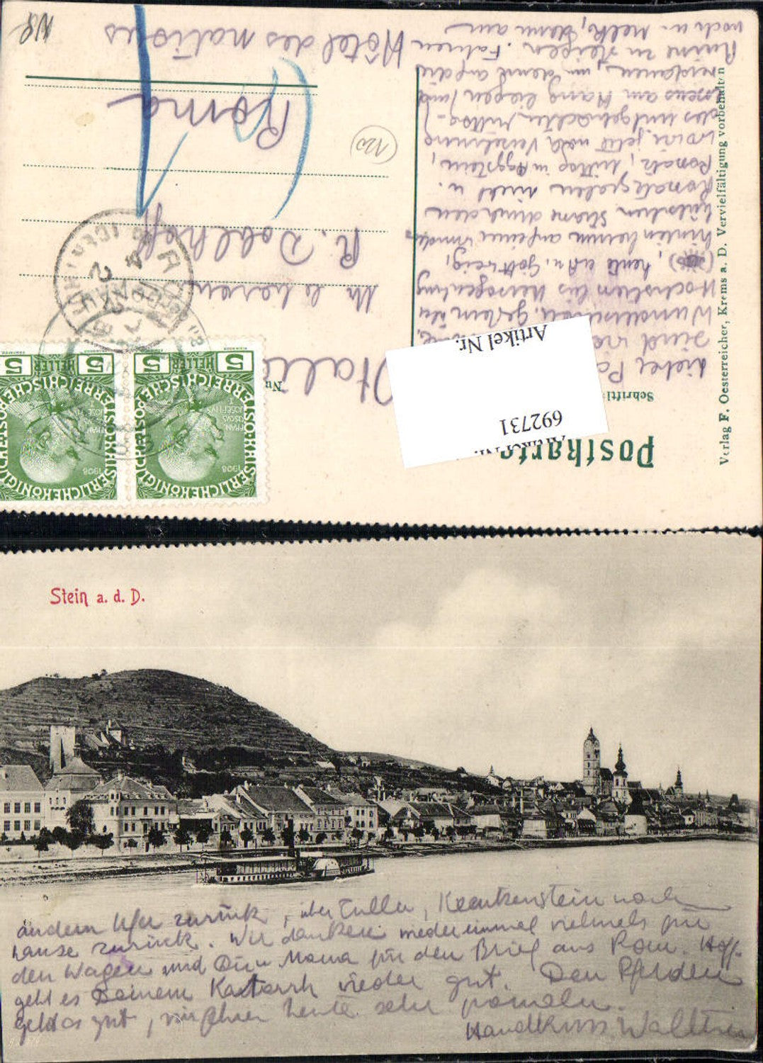 692731 Stein an der Donau b. Krems