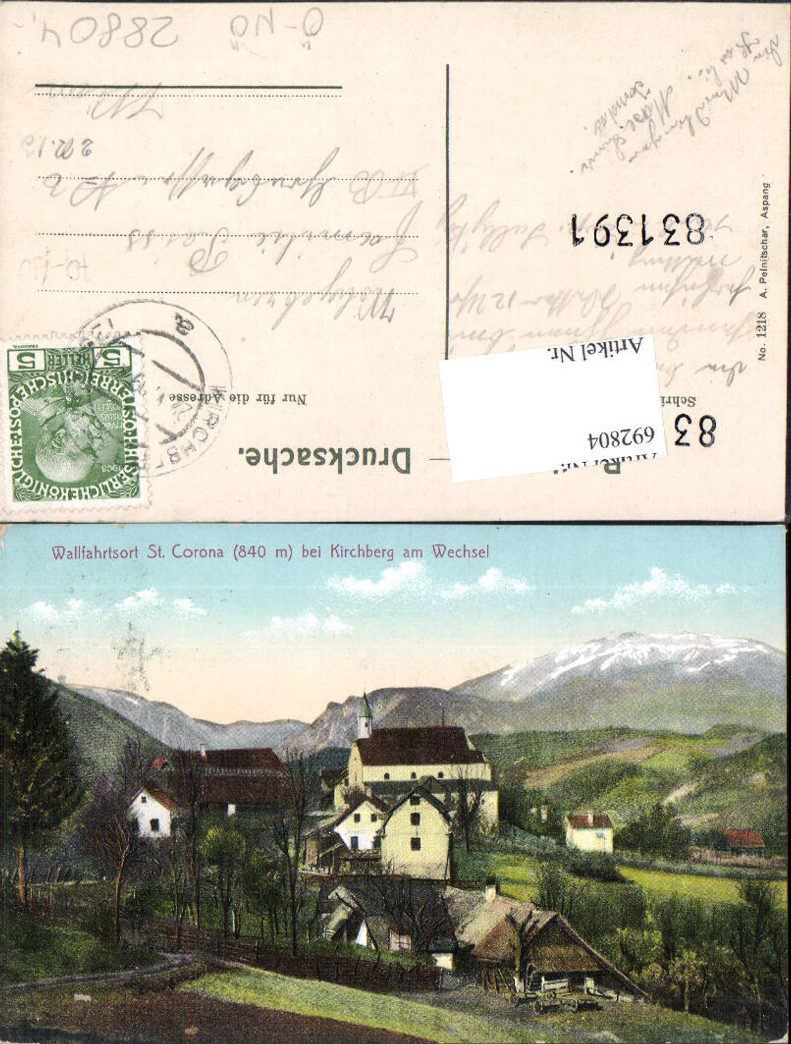 692804 St. Corona bei Kirchberg am Wechsel