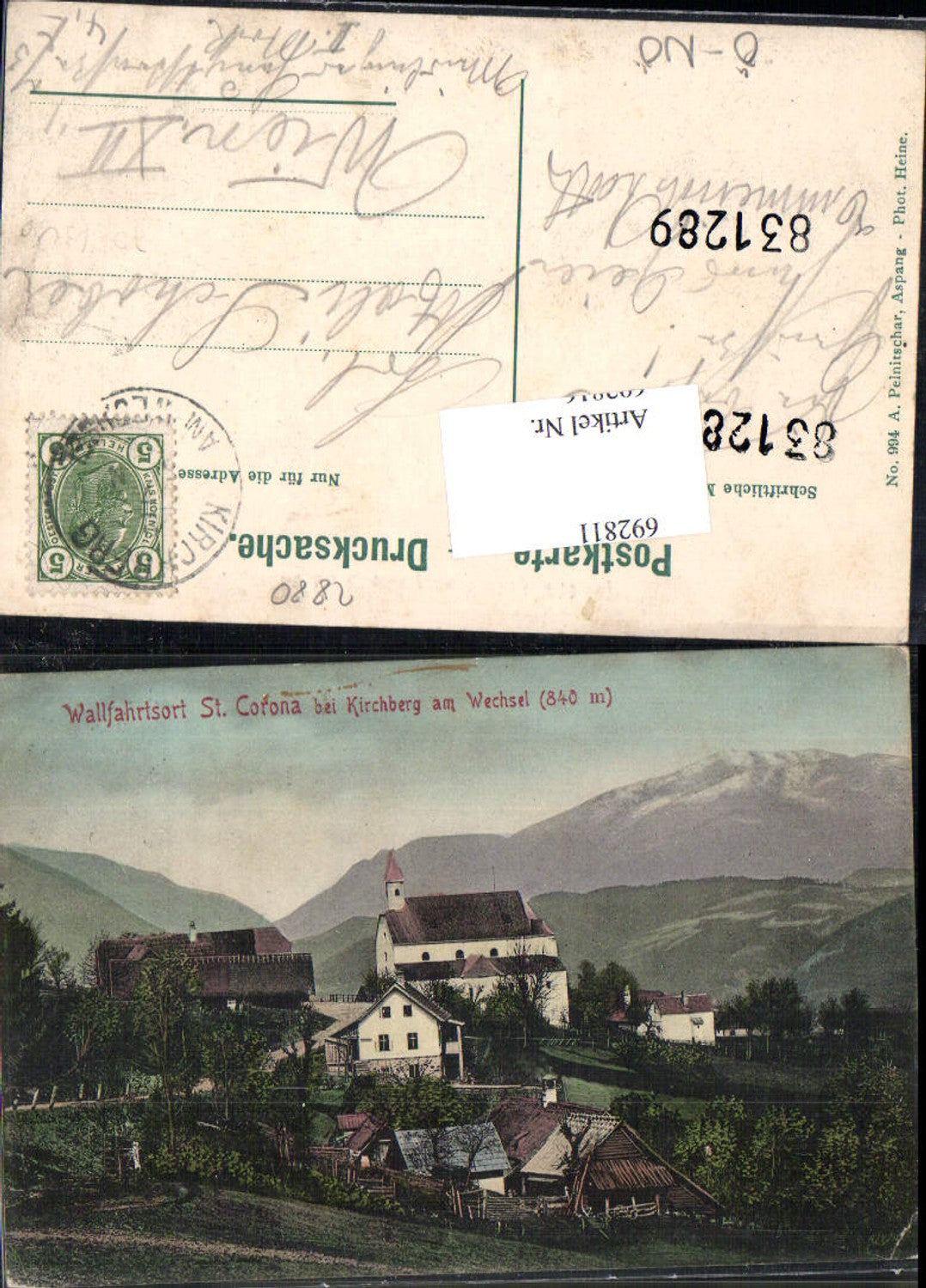 692811 St. Corona bei Kirchberg am Wechsel