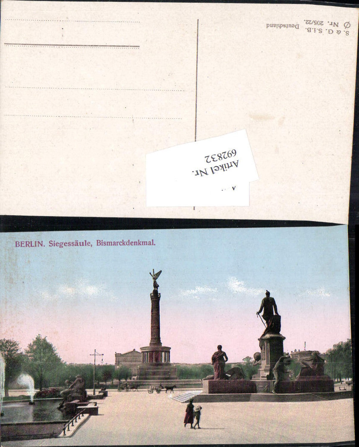 692832 Berlin Siegessäule Bismarckdenkmal