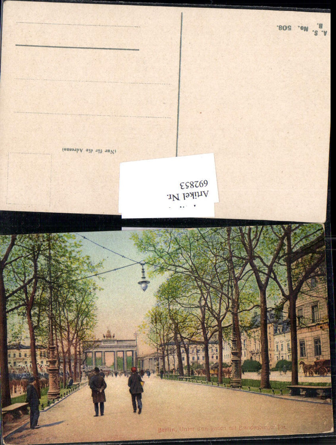 692853 Berlin Unter den Linden Brandenburger Tor