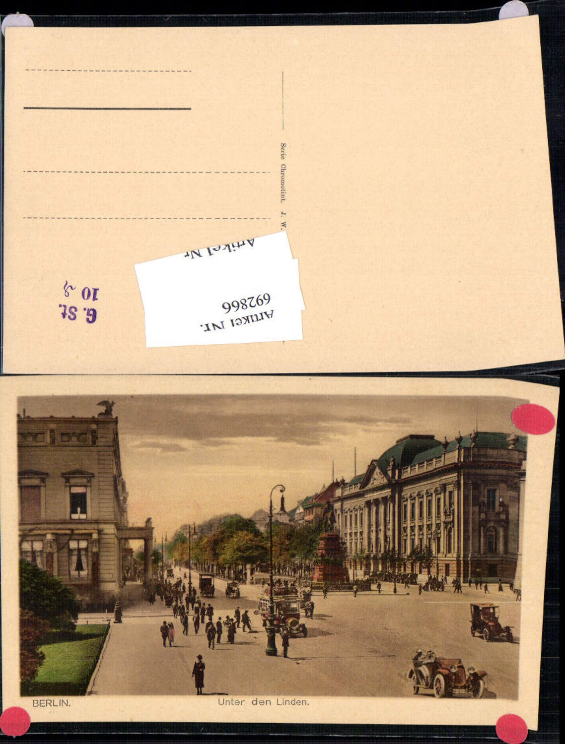 692866 Berlin Unter den Linden Bus Autobus