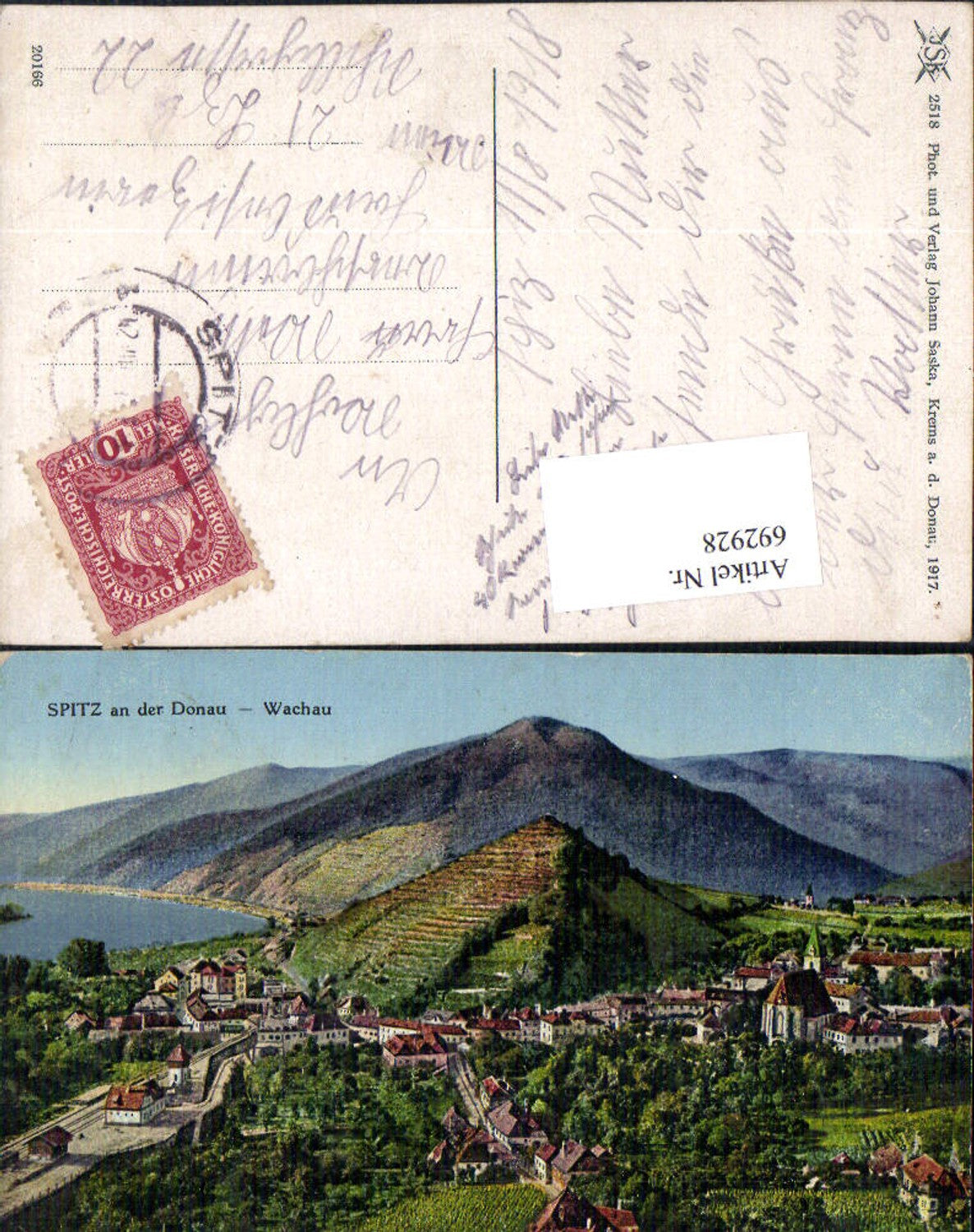 692928 Spitz an der Donau Wachau pub Johann Saska 2518