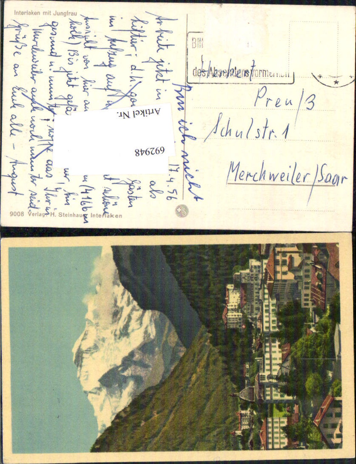 Alte Ansichtskarte – Old Postcard