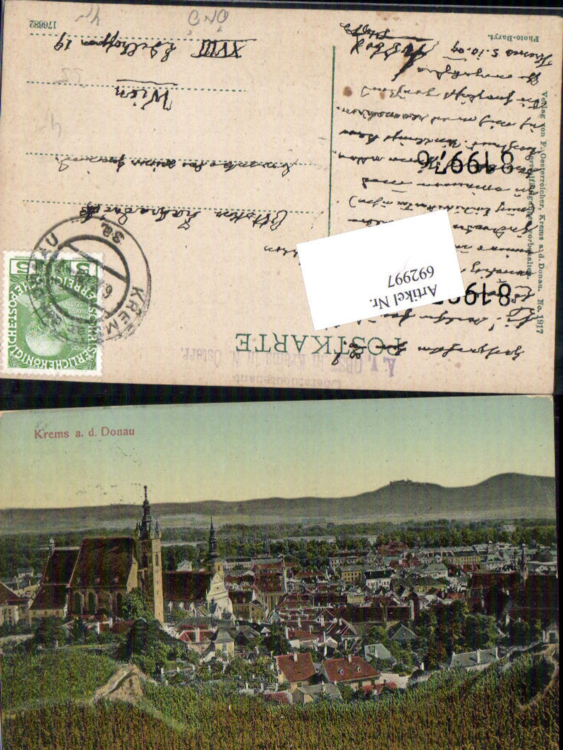 692997 tolle AK Krems an der Donau