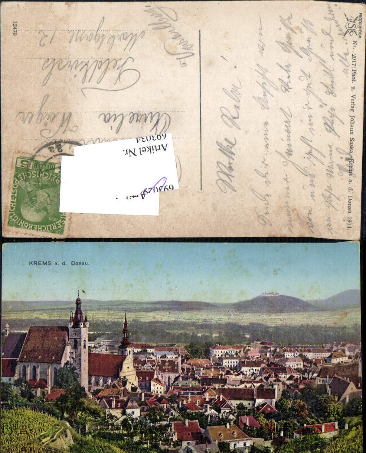 693034 Krems an der Donau gel Feldkirch pub Johann Saska 2017