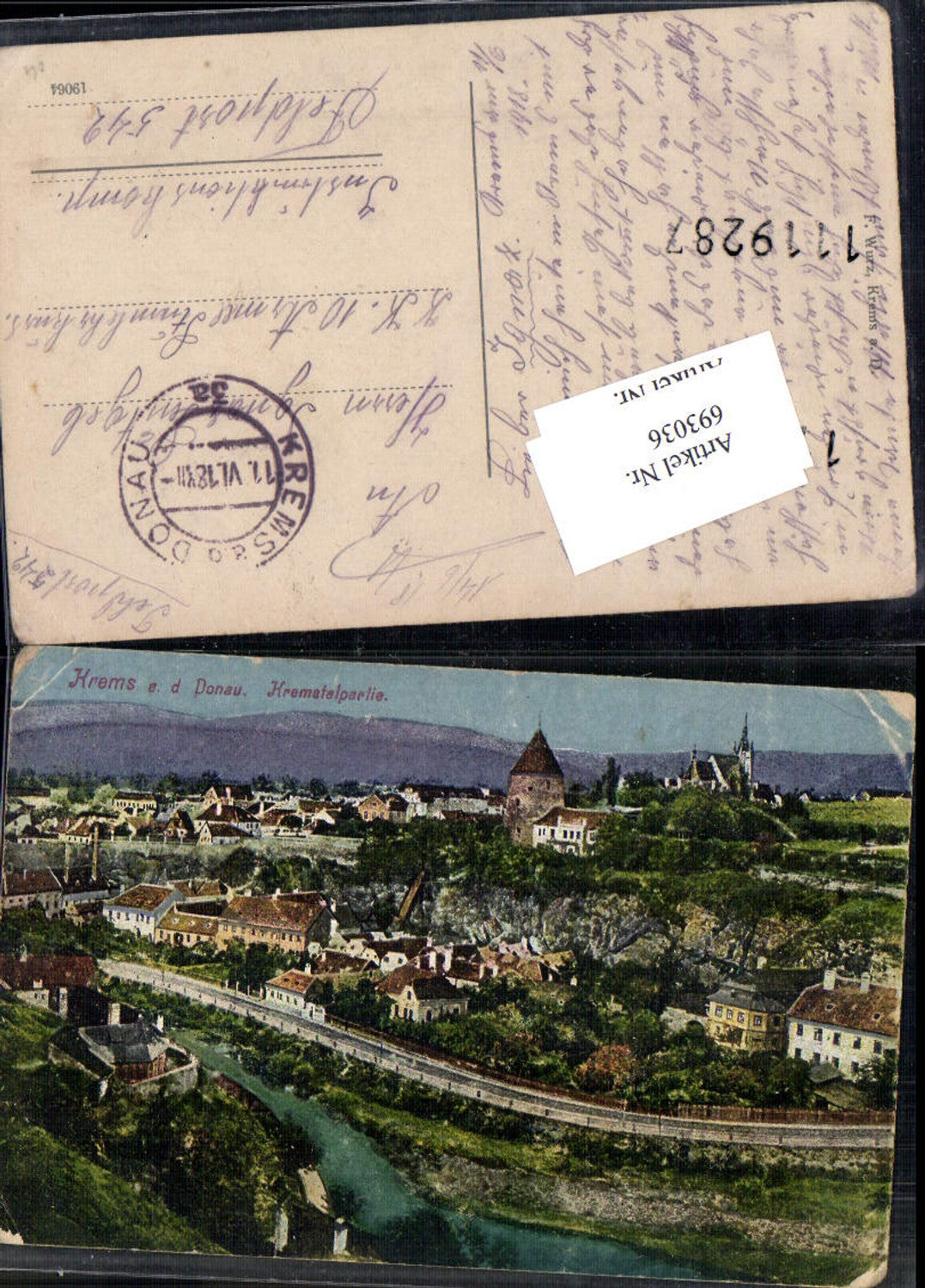 693036 Krems an der Donau Feldpost Instruktionskompagnie 542