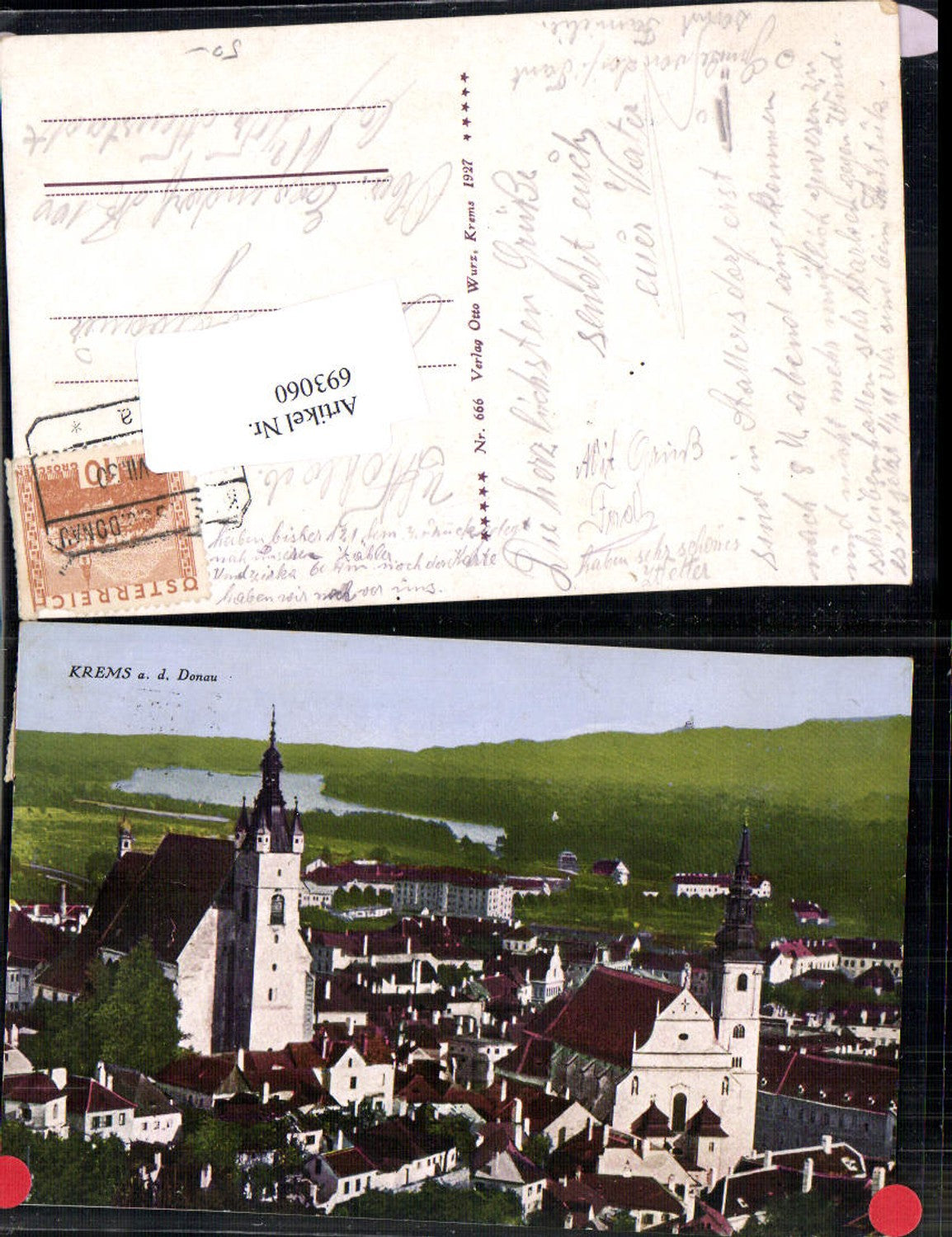 693060 Krems an der Donau gel. Ober Eggendorf Wiener Neustadt