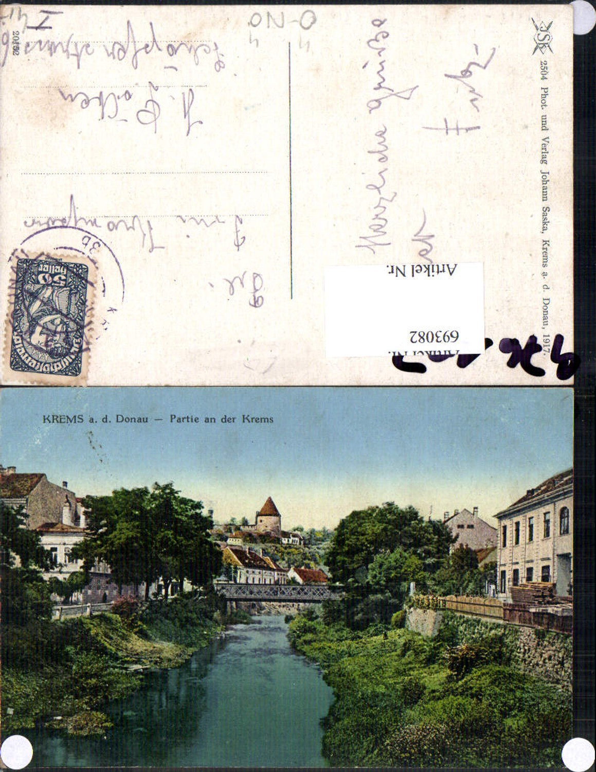 693082 Krems an der Donau Partie an der Krems pub Johan Saska 2504