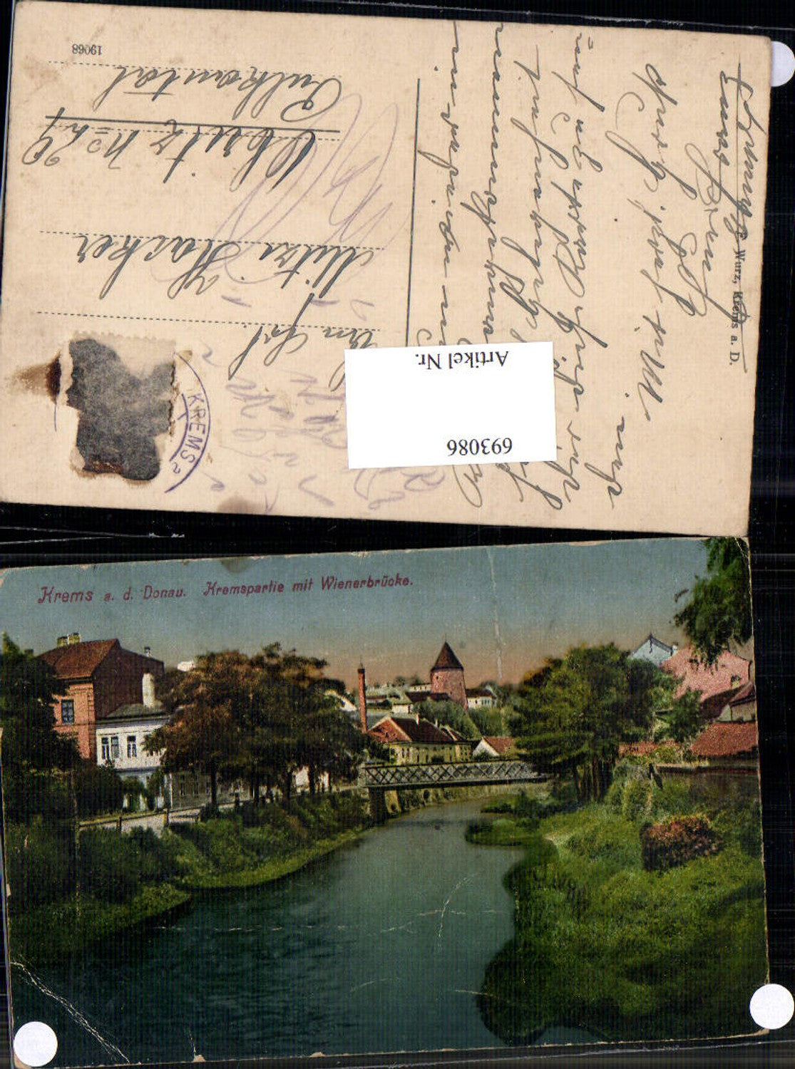 693086 Krems an der Donau Kremspartie gel Obritz pub Wurz