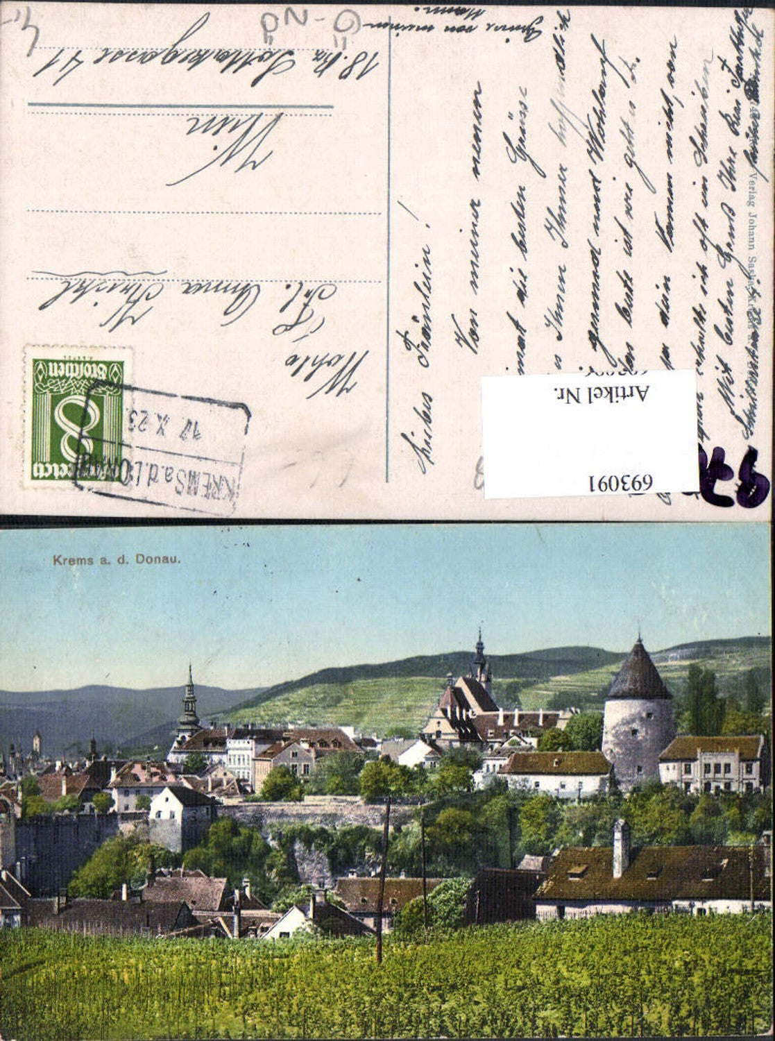 693091 Krems an der Donau pub Johan Saska 2740