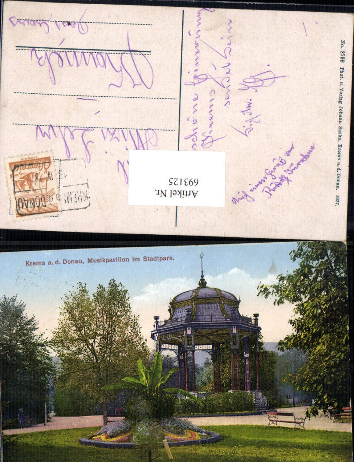 693125 Krems an der Donau Musikpavillon Stadtpark gel Gars pub Johan Saska 2799