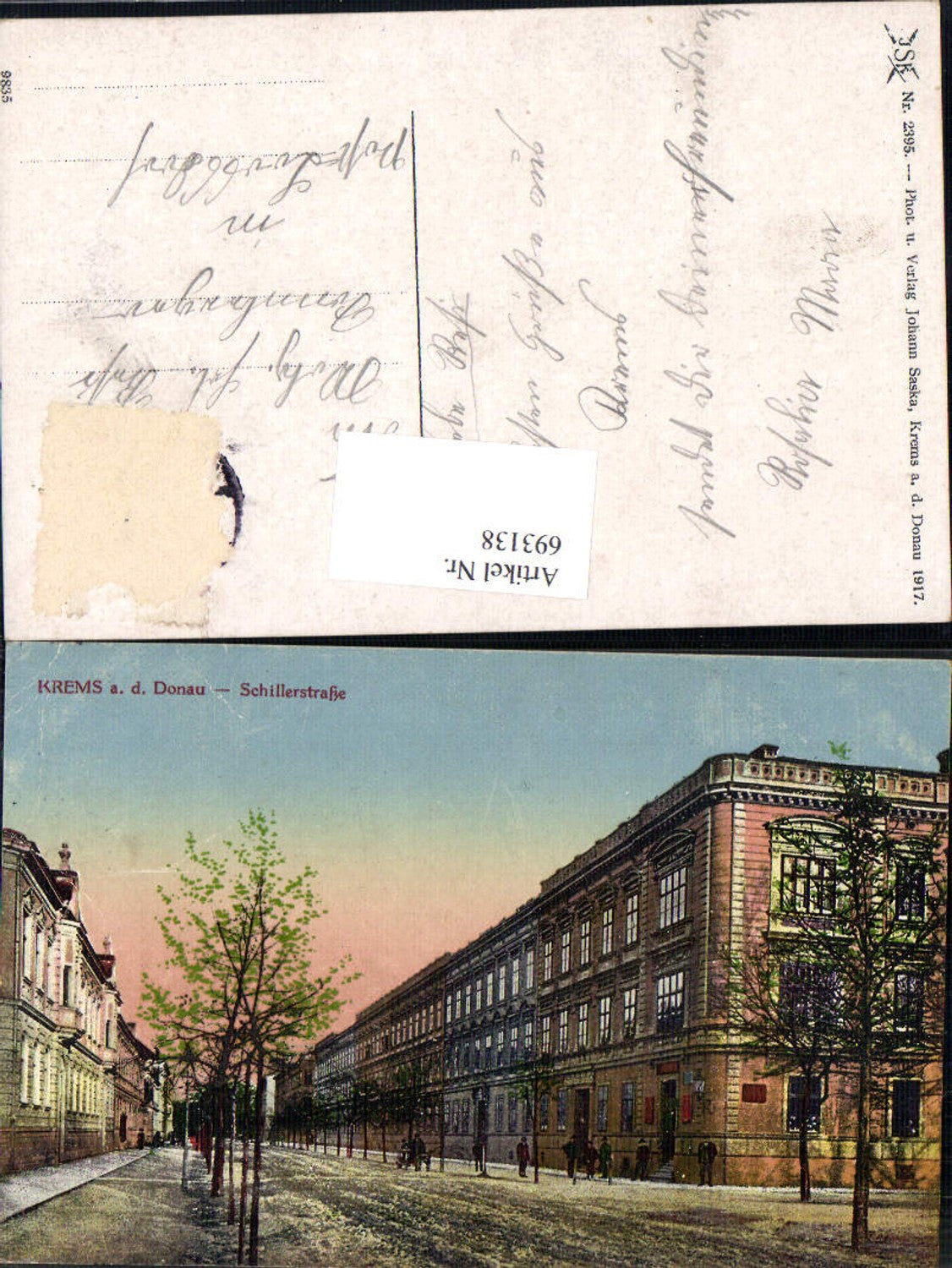 693138 Krems an der Donau Schillerstraße pub Johan Saska 2395