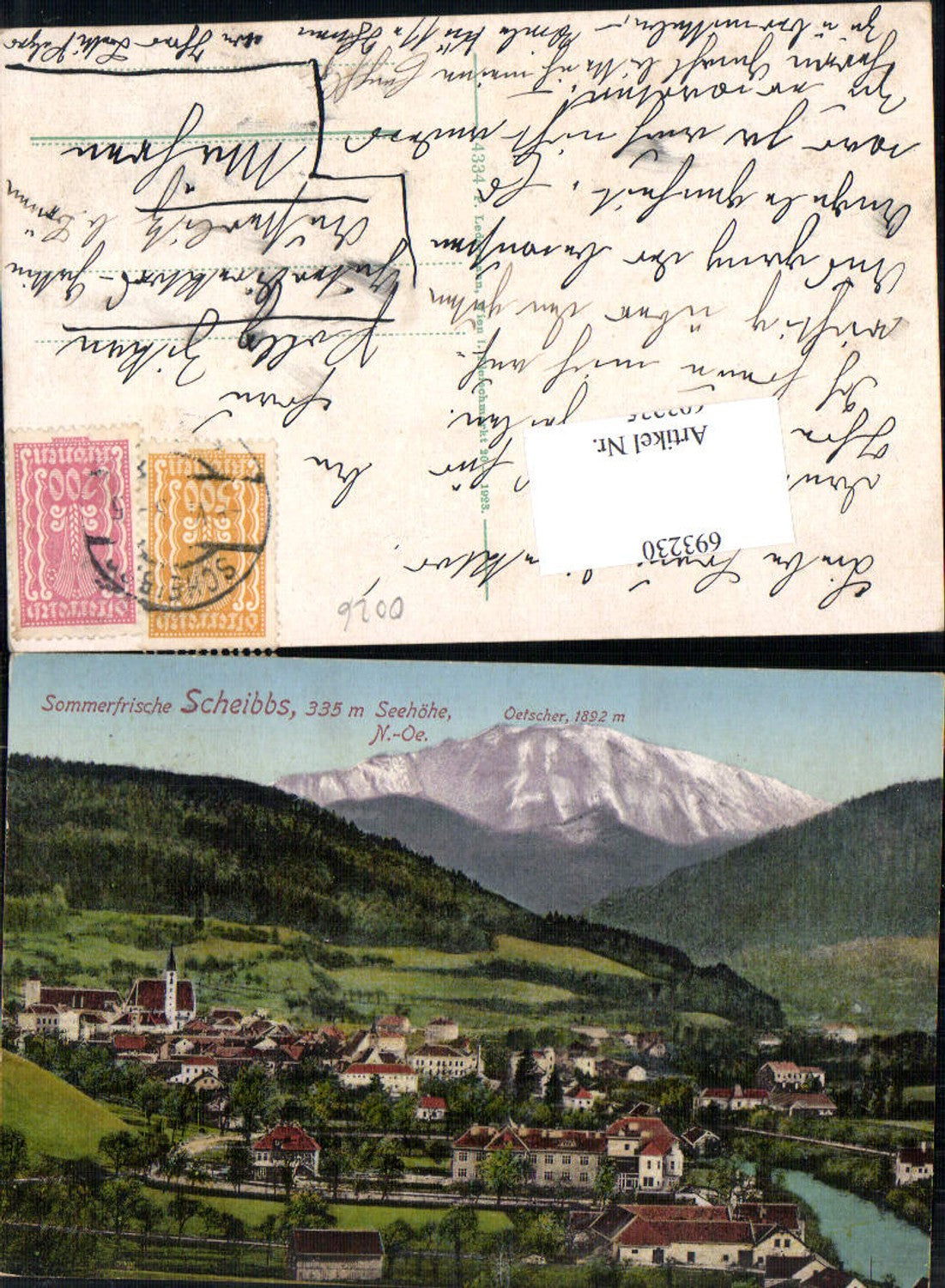 693230 Scheibbs gel Austerlitz Mähren Brünn