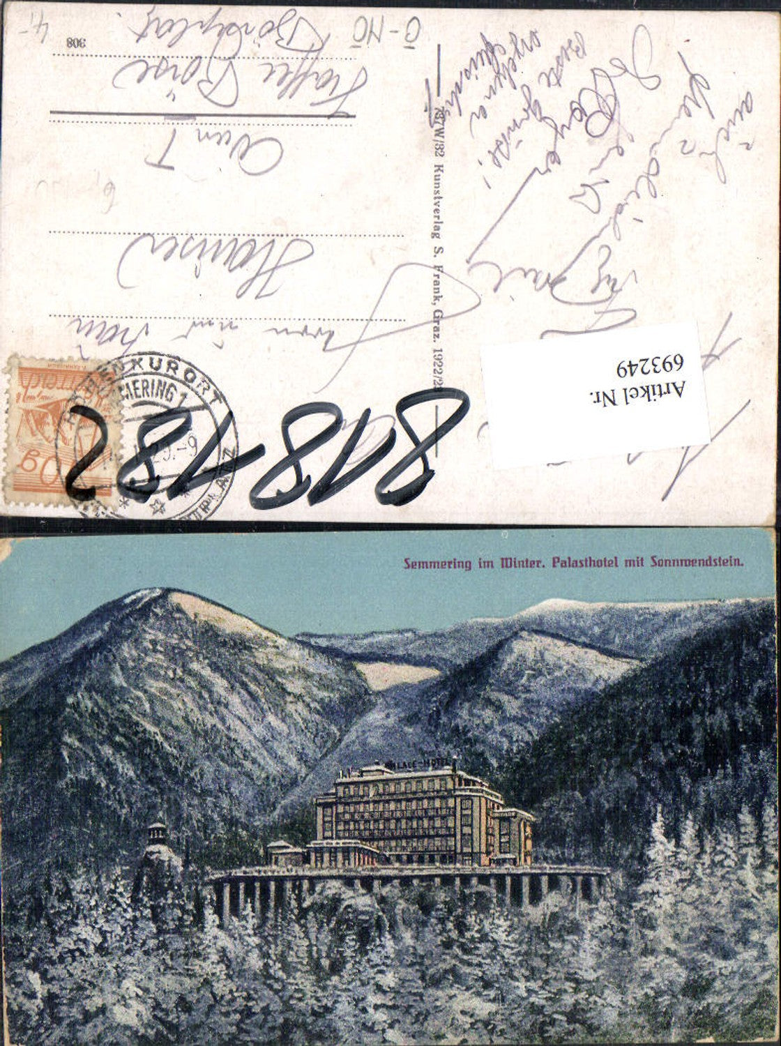 693249 Semmering Palasthotel im Winter