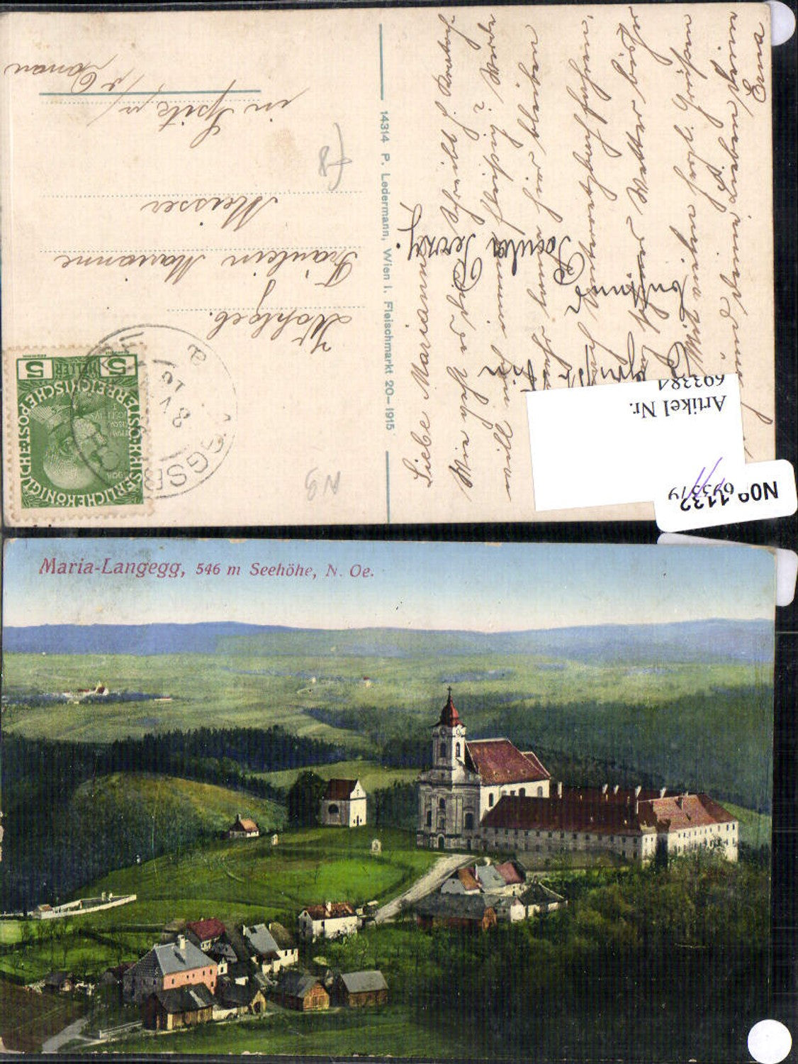 693384 Maria Langegg in der Wachau Bergern im Dunkelsteinerwald pub Ledermann