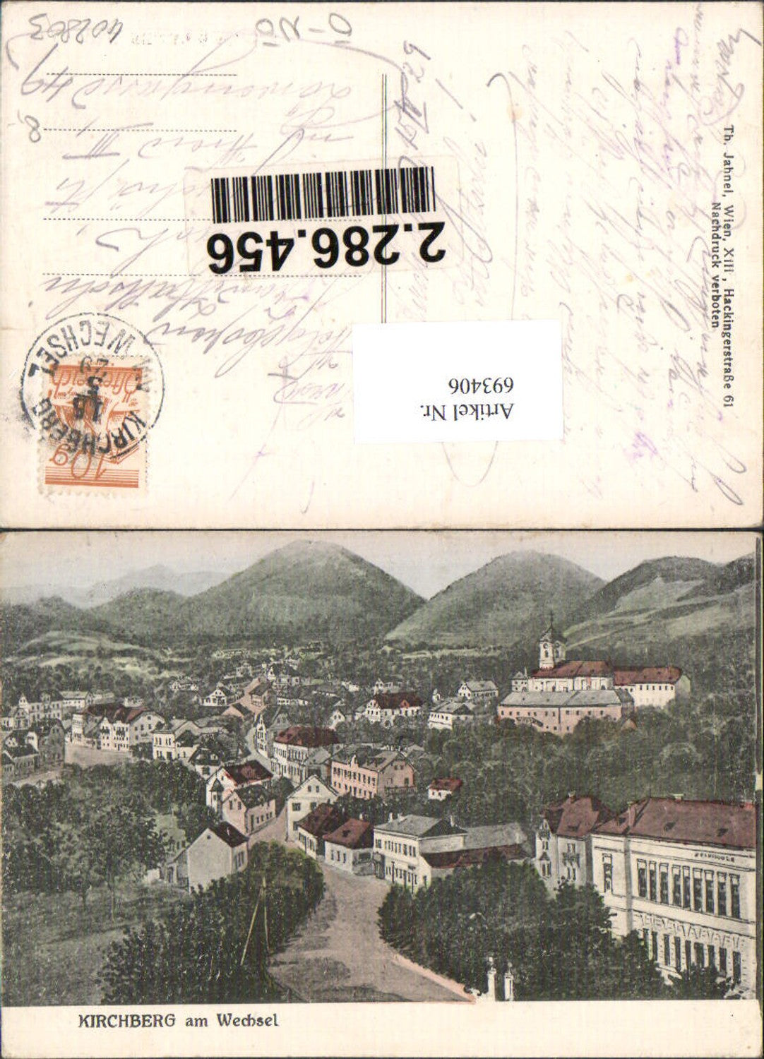 693406 tolle Künstler AK Kirchberg am Wechsel