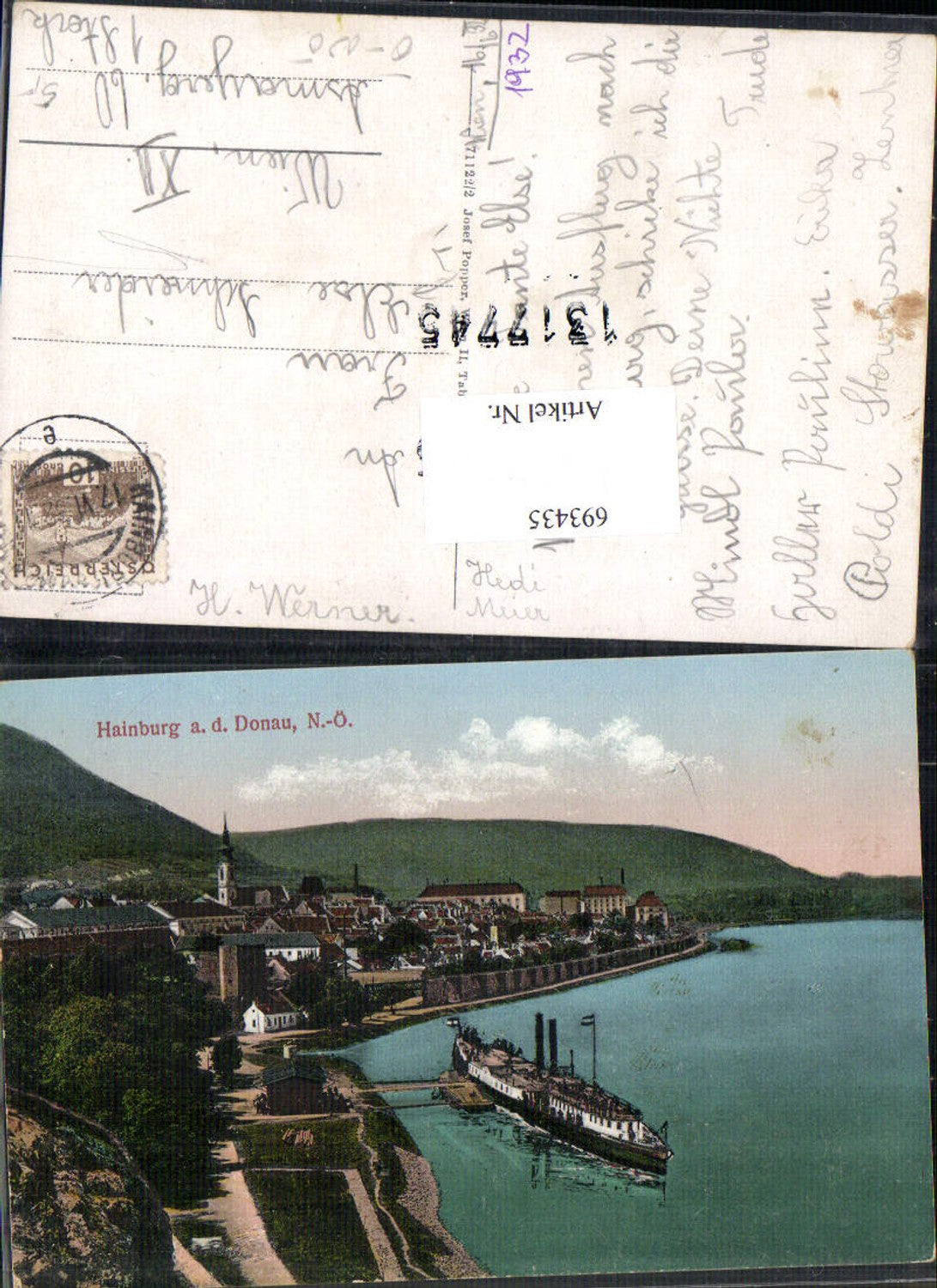 693435 Hainburg an der Donau Dampfer