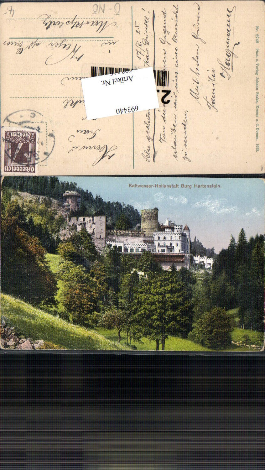 693440 Burg Hartenstein bei Els Weinzierl am Walde pub Saska 2748 gel Weyer a.d. Enns