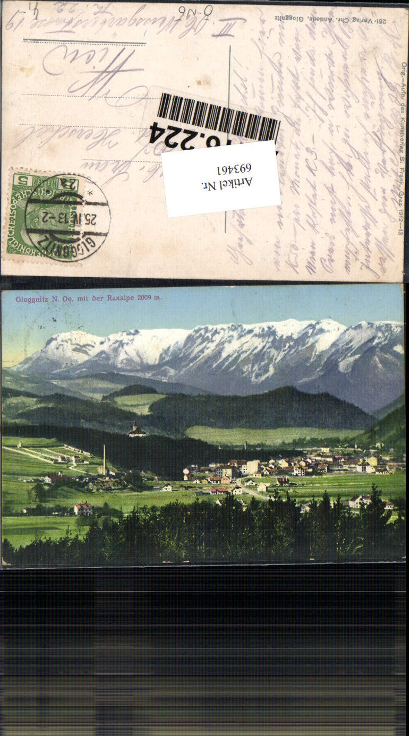 693461 Gloggnitz 1913