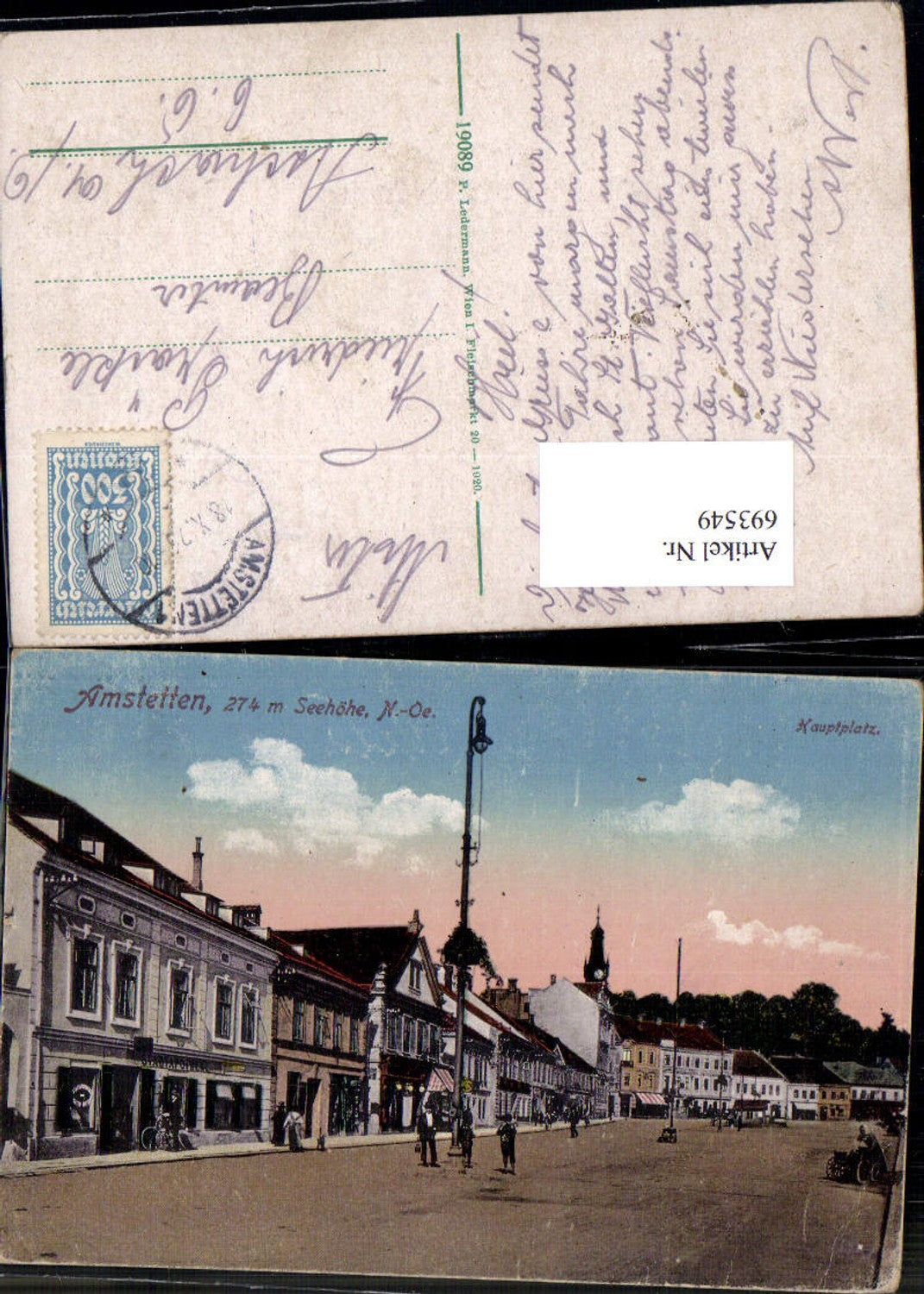 693549 Amstetten Hauptplatz gel Aschach