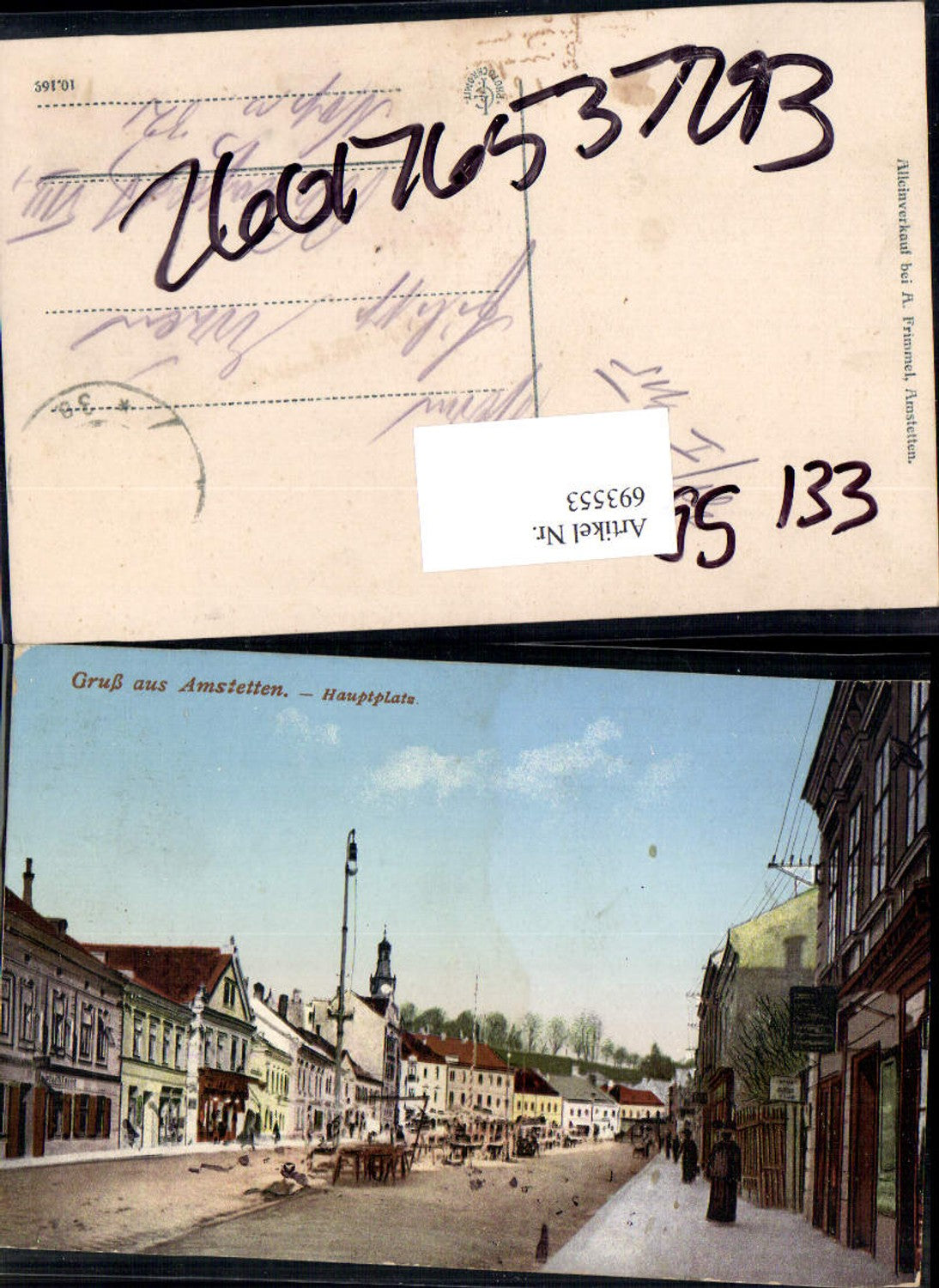 693553 Amstetten Hauptplatz pub A. Frimmel