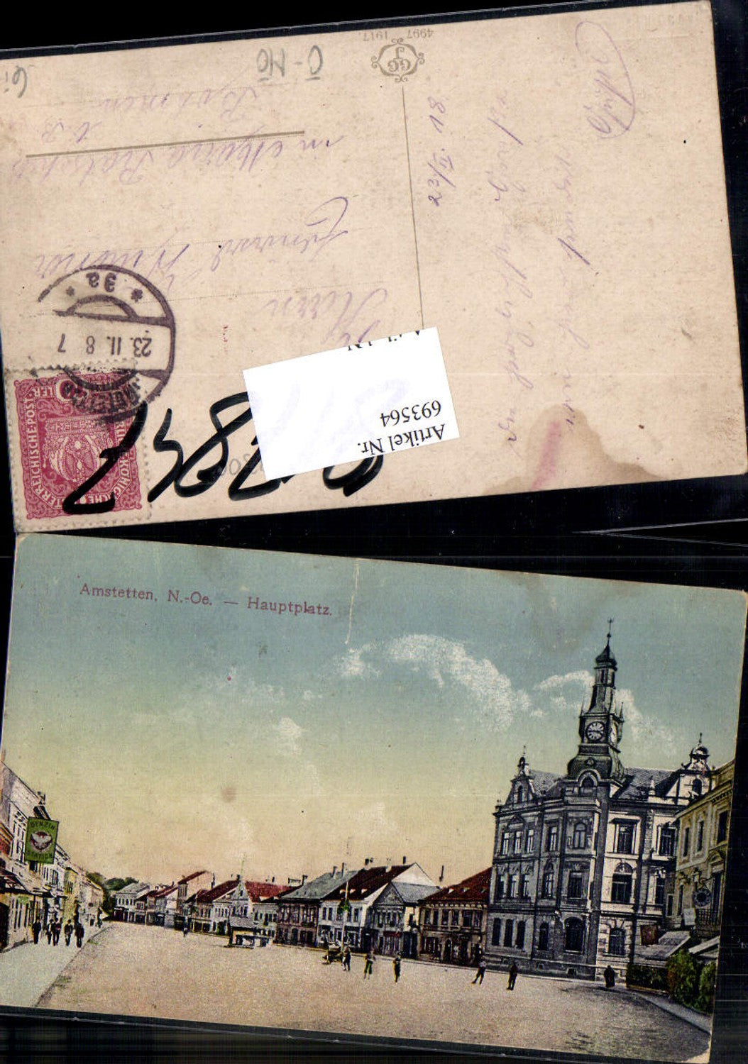 693564 Amstetten Hauptplatz gel Maria Ratschitz Mariánské Radčice