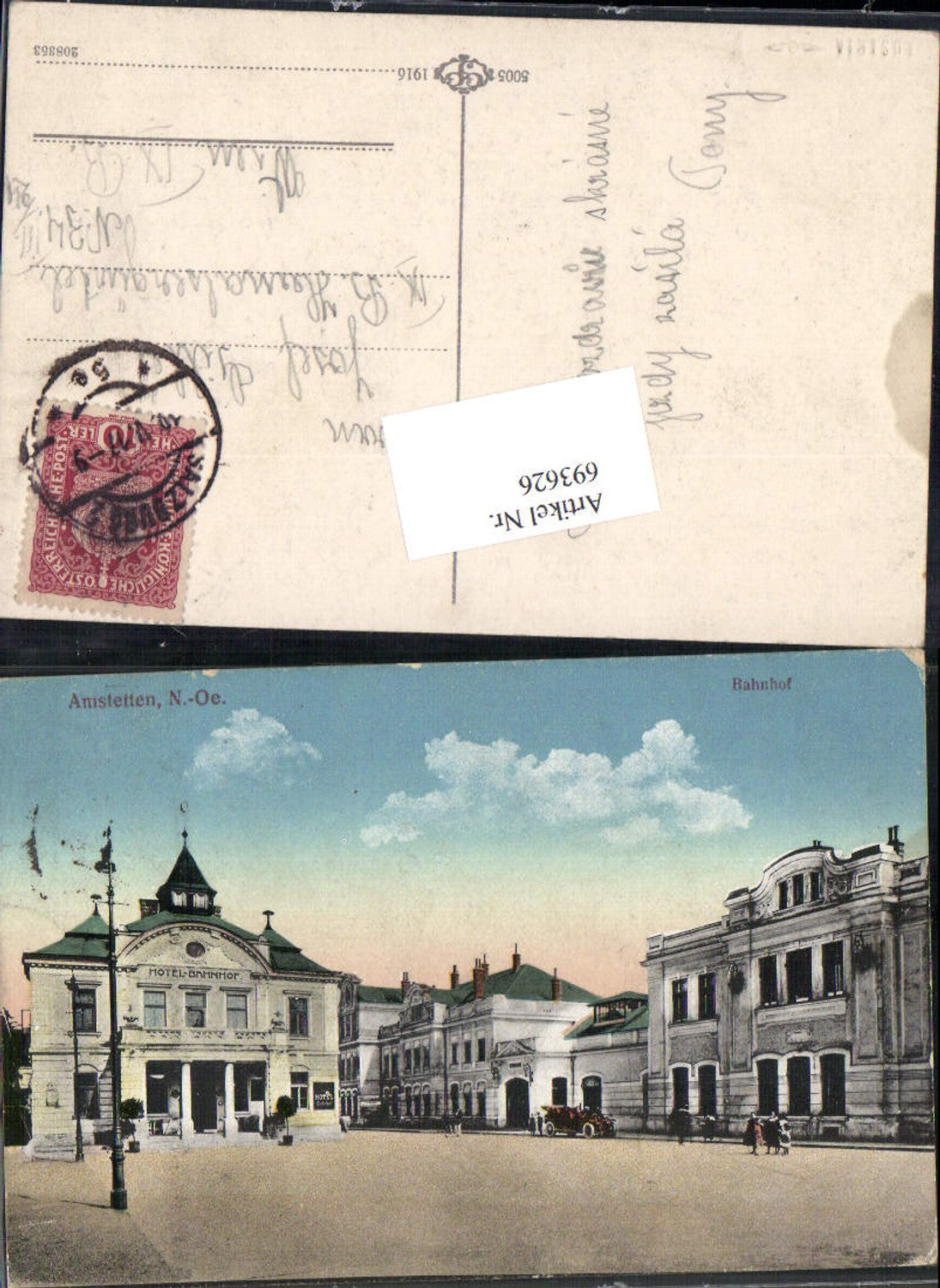 693626 Amstetten Bahnhof m. Hotel