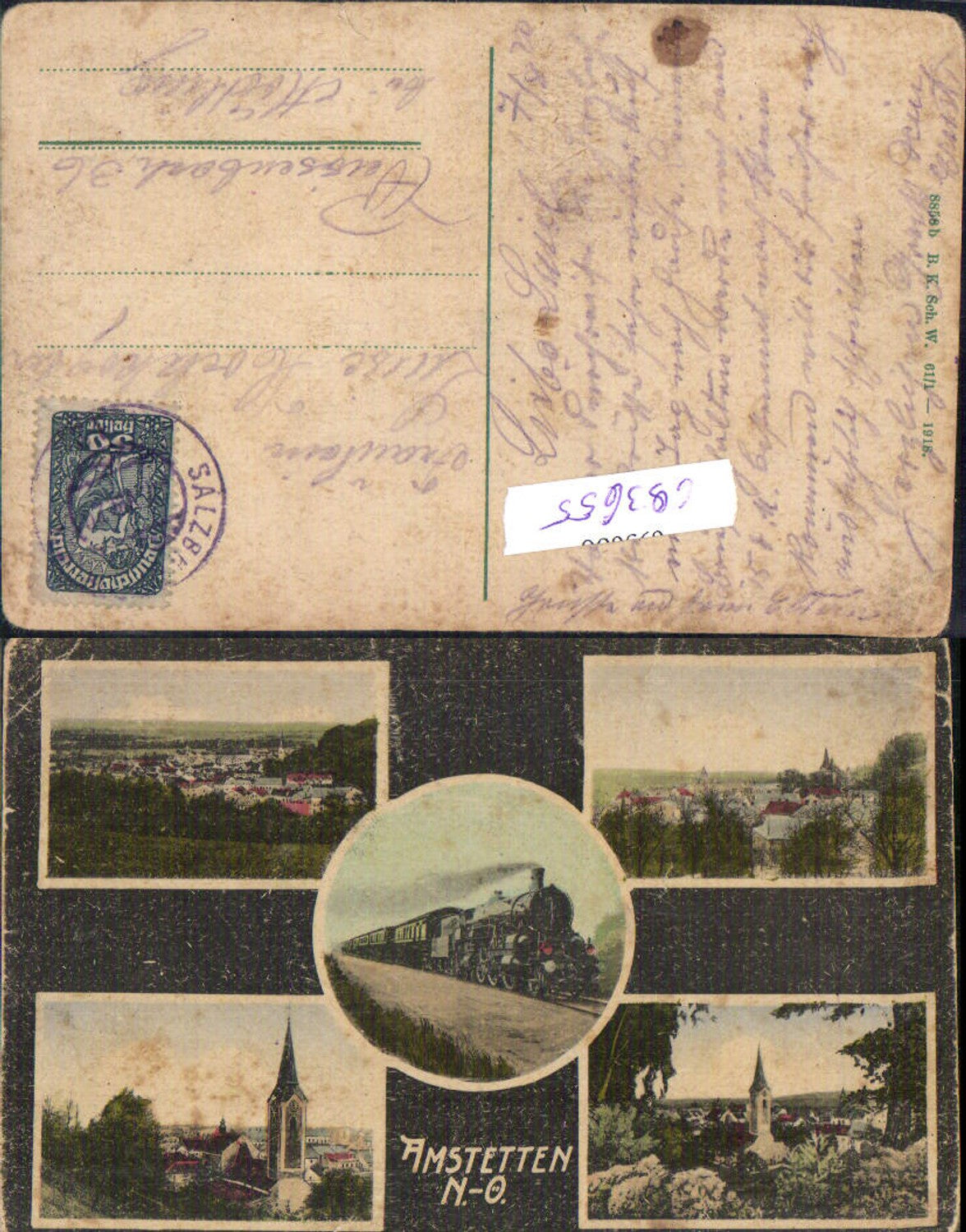 693655 Amstetten Lokomotive Westbahn Zug gel Weissenbach Mödling