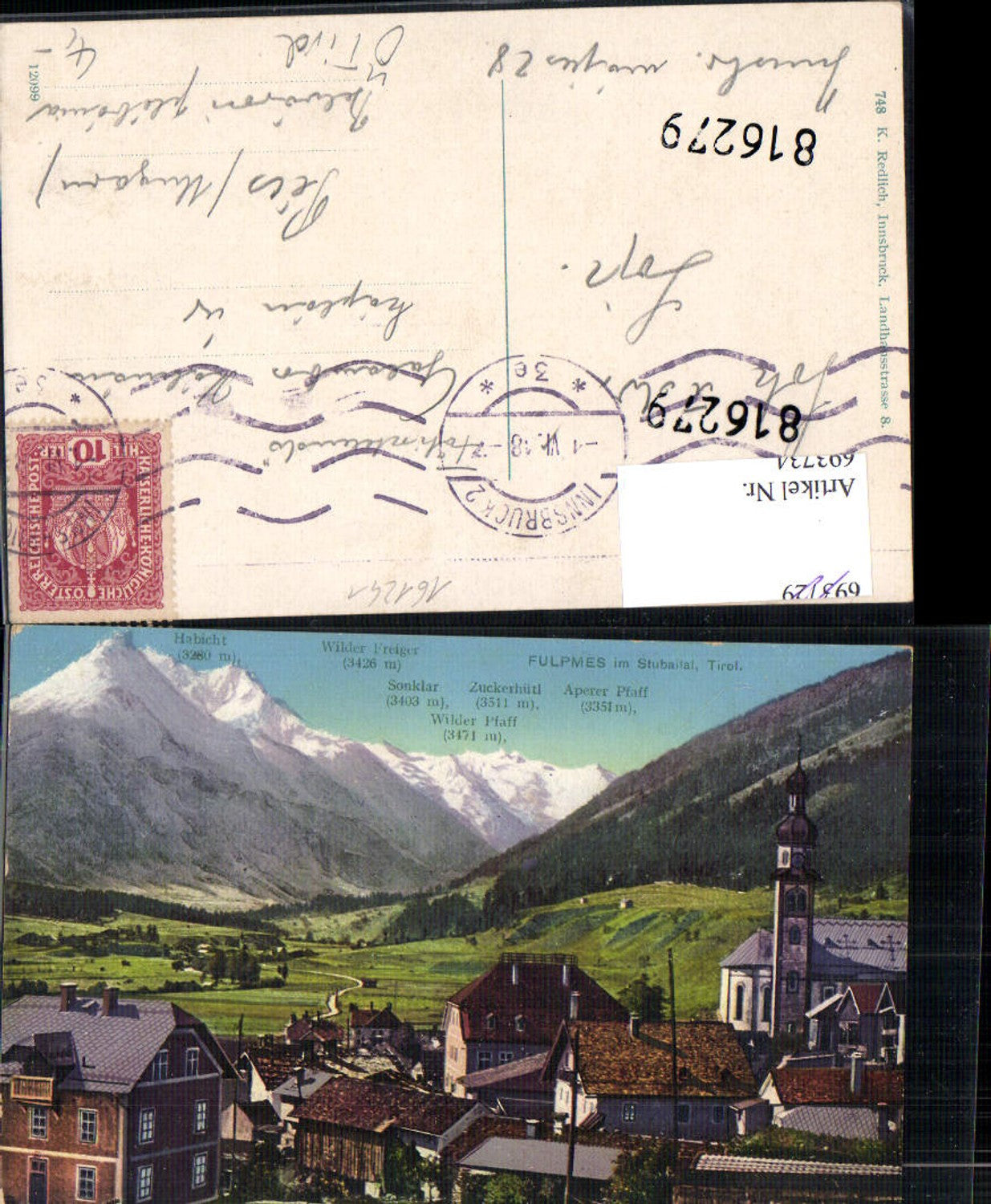 Alte Ansichtskarte – Old Postcard