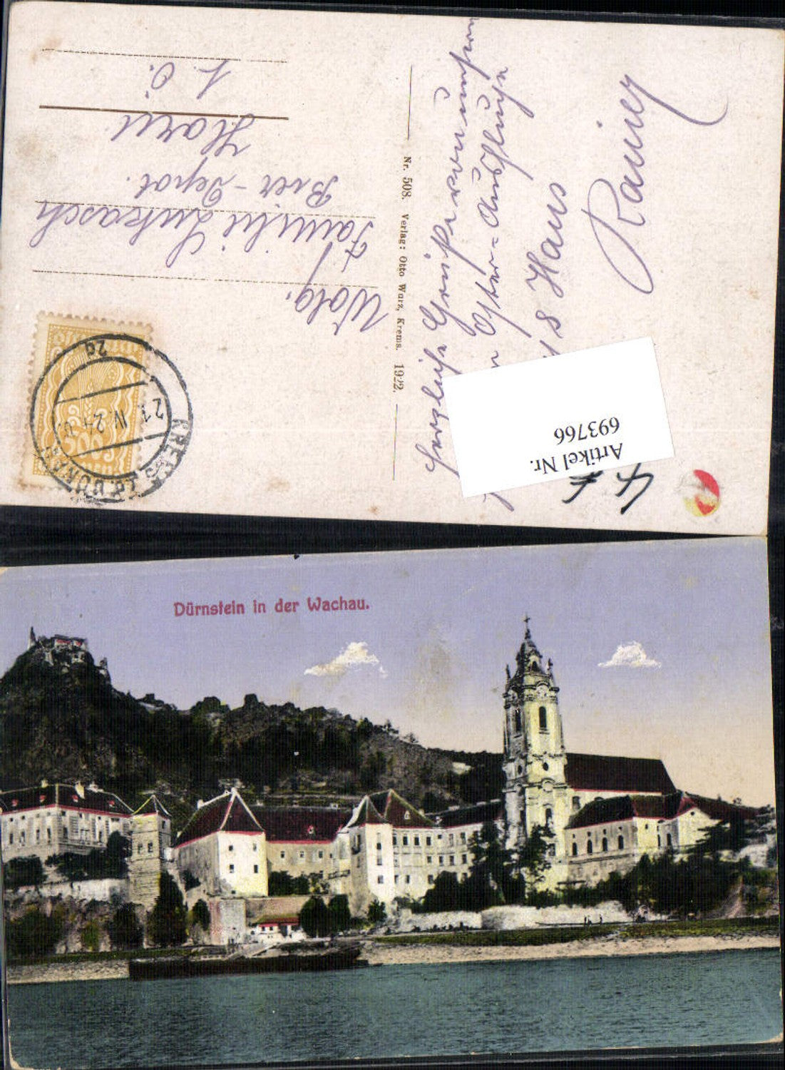 693766 Dürnstein in der Wachau Donau pub Otto Wurz 508