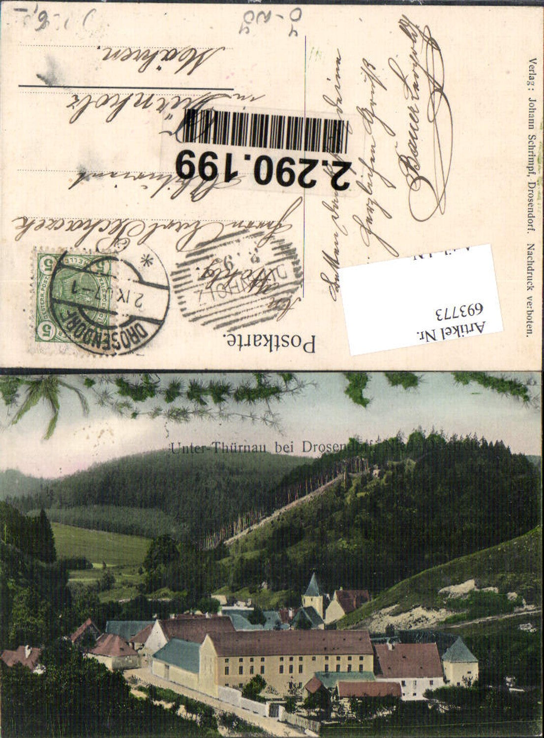 693773 tolle AK Unter-Thürnau bei Drosendorf an der Thaya Unterthürnau Horn Zisserdorf