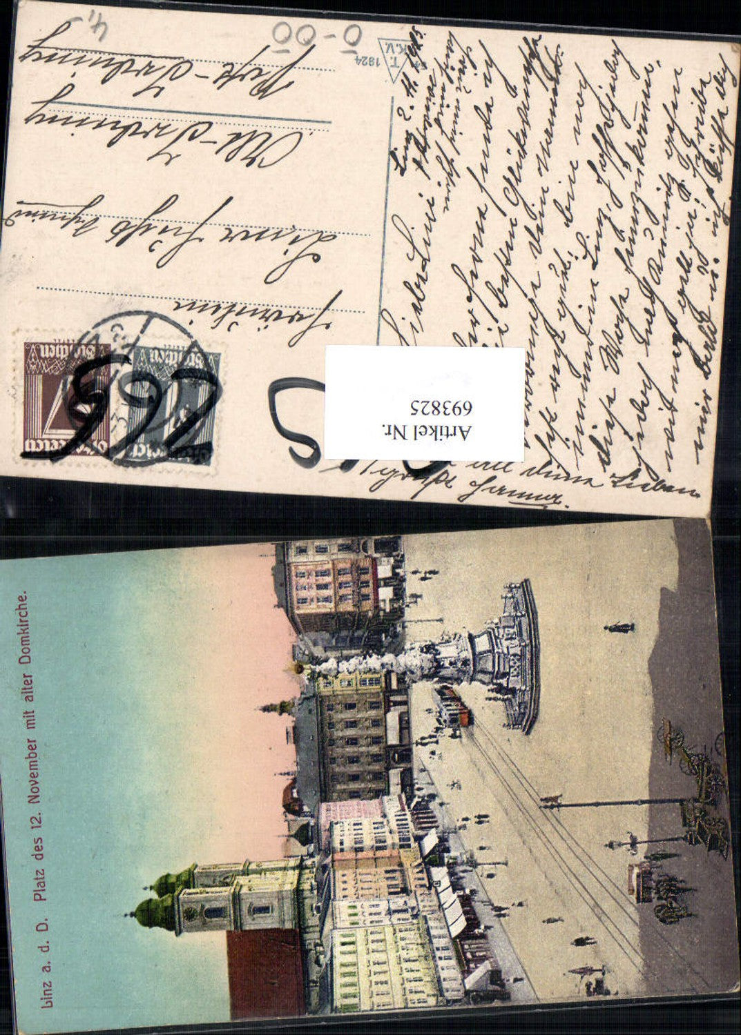 693825 Linz an der Donau Franz Josefsplatz gel Alt-Irdning